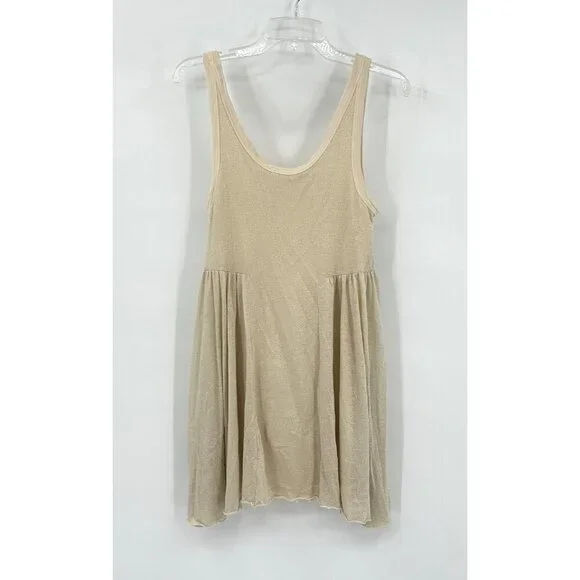 fp beach tank dress Seafolly | Maxi Tank Beach Dress Ecru – main image 1